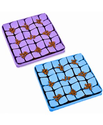 2 Pack Silicone Dog Mats Slow Feeder Lick Sniff Suction Cups Mental Health Training
