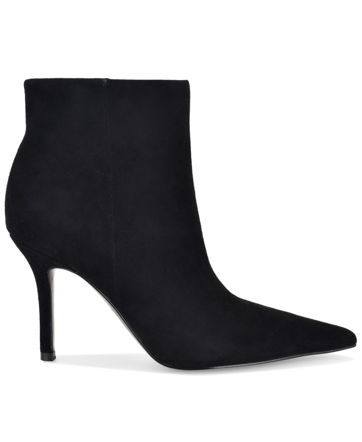 Женские ботинки Nine West Galz Pointed Toe Ankle Dress Booties, цвет: Чёрный замшевый — фото 2