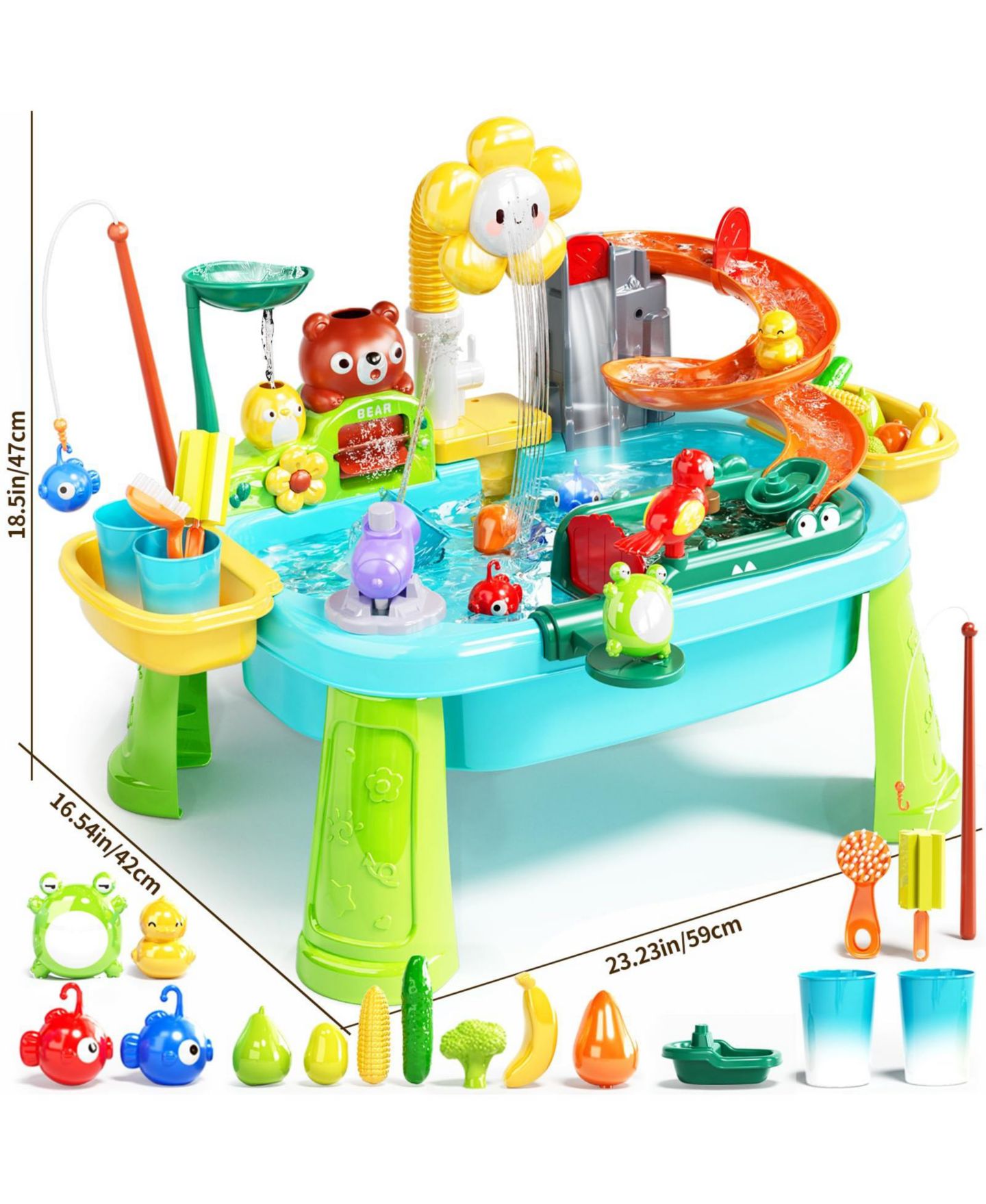 Детская игрушка GNUADZ Electric Fishing Water Table, Ages 5-7, цвет: Синий — фото 4