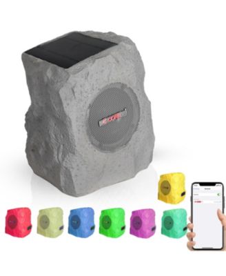 Outdoor Rock Speakers 100W Bluetooth Waterproof Landscape Speaker for Patio Pool Outdoor