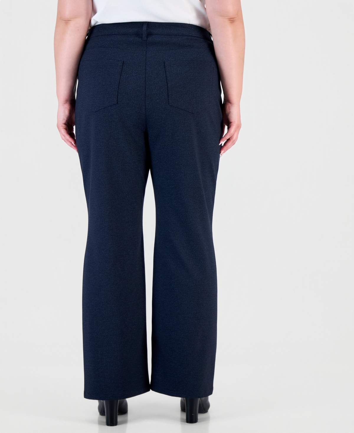 Jones New York Plus Size Ff Lexington Bootleg High-Waisted Jeans