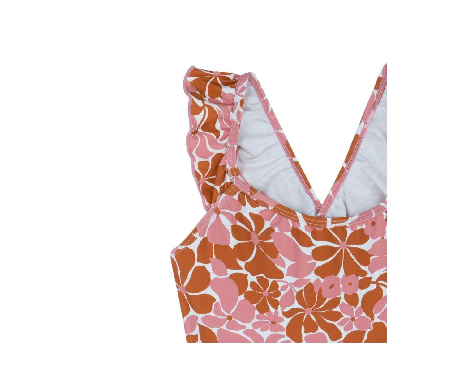 Child Girls Summer Memories Square Neck Ruffle One Piece