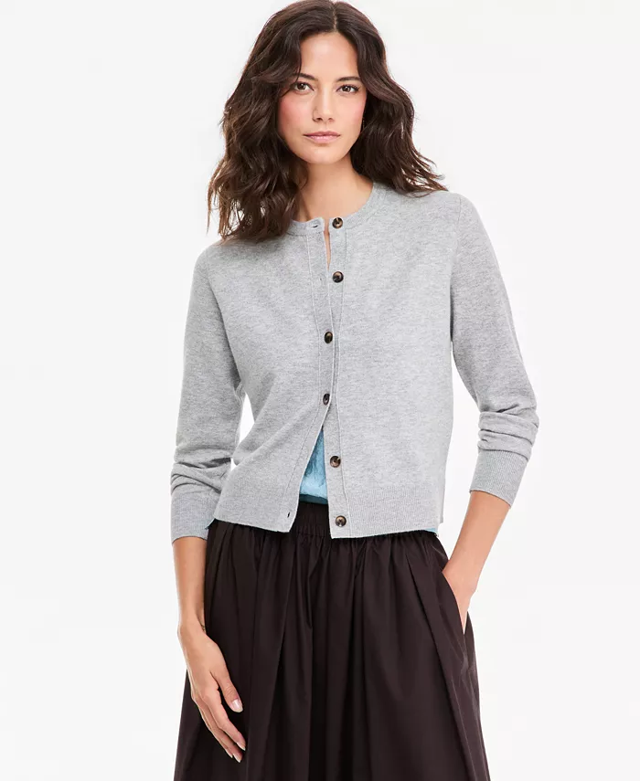 Women's Long-Sleeve Crewneck Cora Cardigan