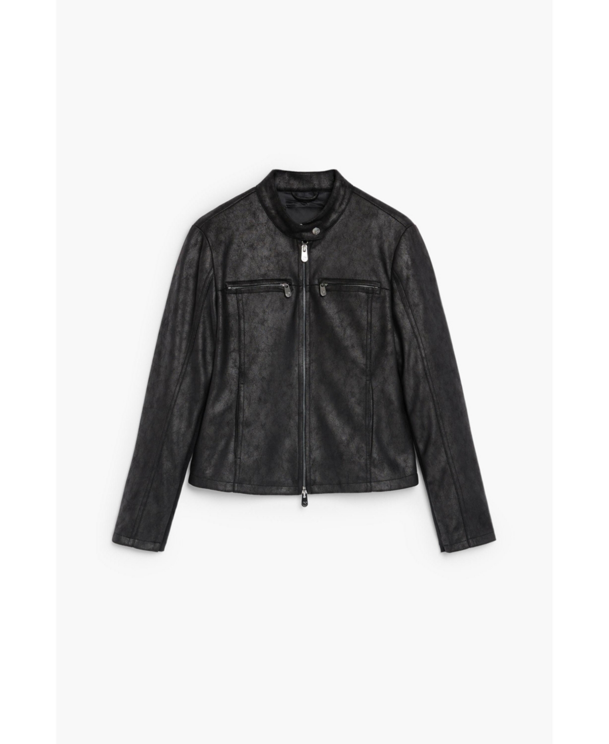 Desigual Women's Jacket Leather Effect