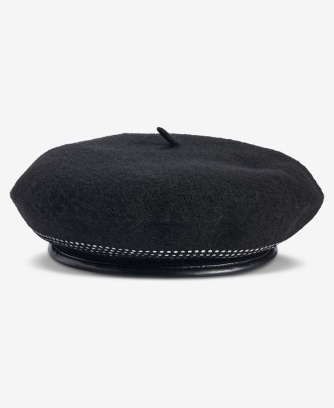 Женские головные уборы I.N.C. International Concepts Stud Edge Beret, цвет: Чёрный