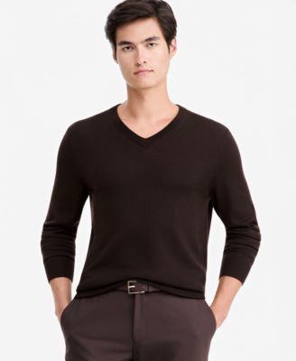 Men's Merino Wool V-Neck Sweater, Macy's Exclusive