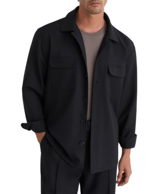 Men's Peshi Button Through Twin Pocket Overshirt
