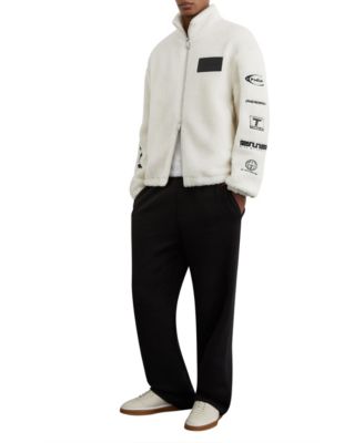Men's Nylo Logo Embroidered Fleece Jacket