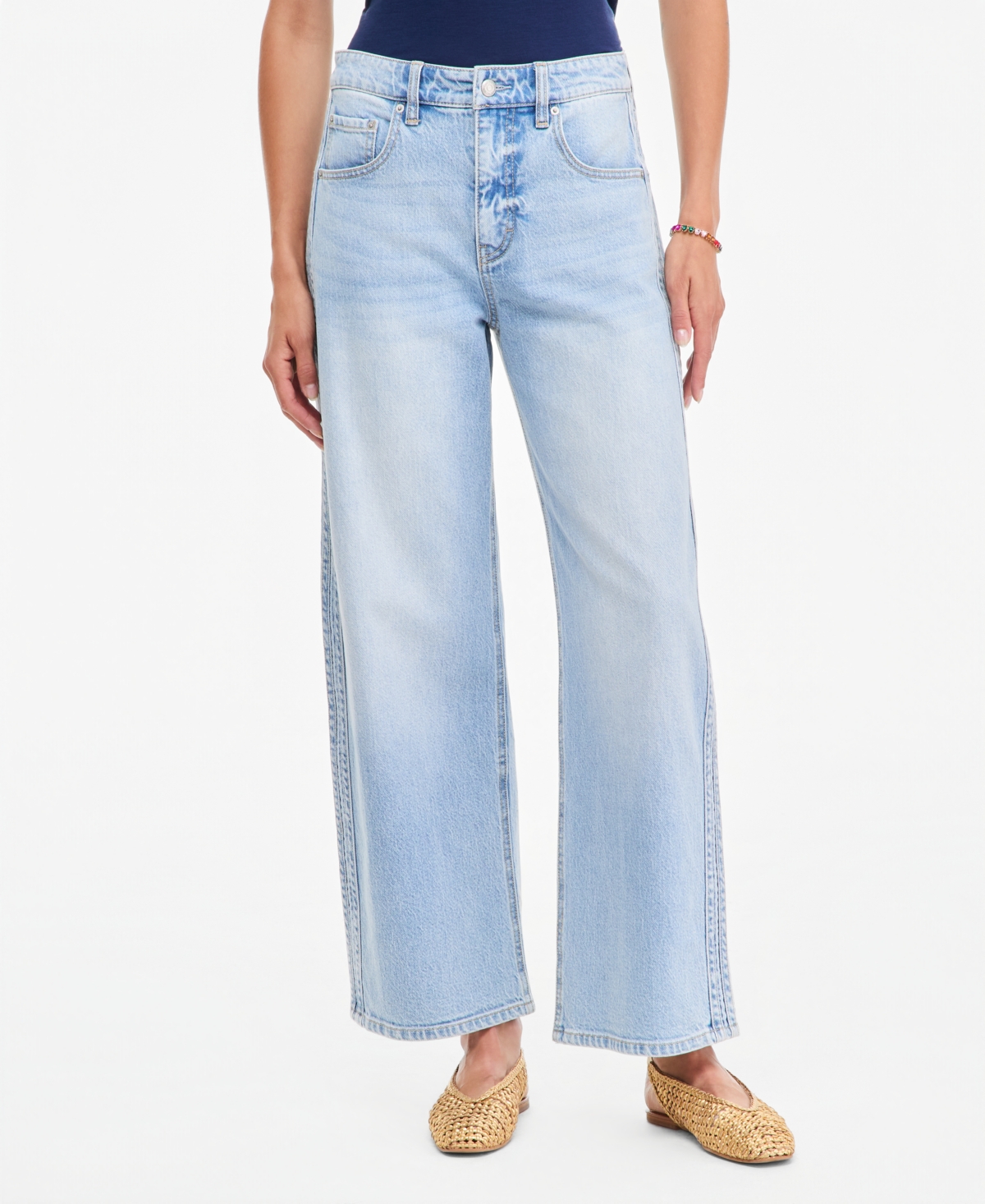 On 34th Women's Mid-Rise Side-Stripe Curve Leg Jeans, Macy's Exclusive