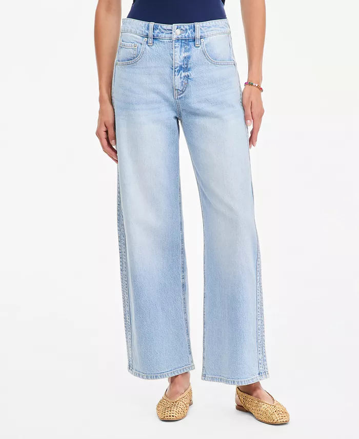 Women's Mid-Rise Side-Stripe Curve Leg Jeans - thumbnail 6