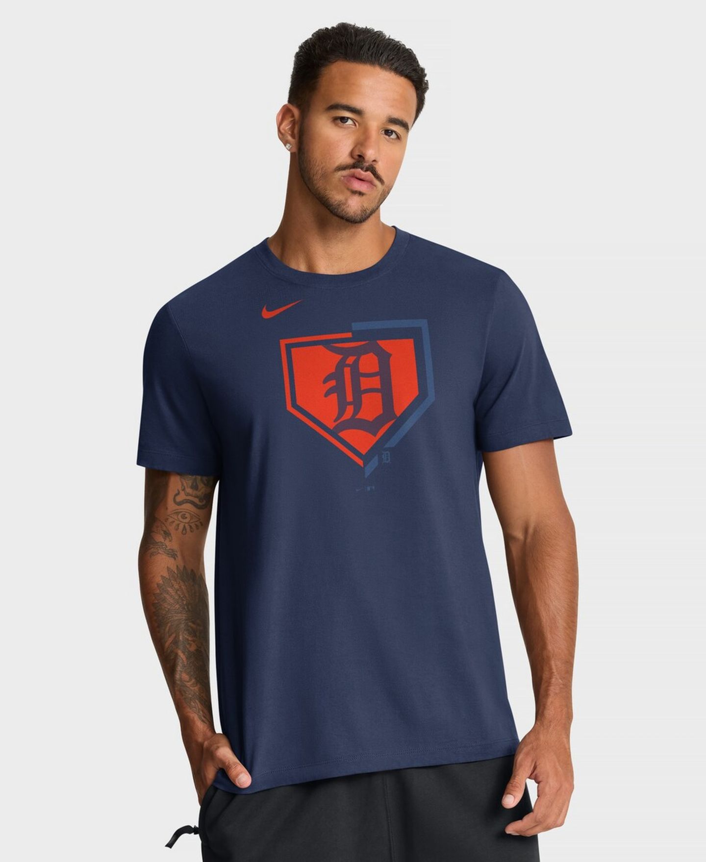 Мужская футболка Nike Navy Detroit Tigers Icon — фото 1