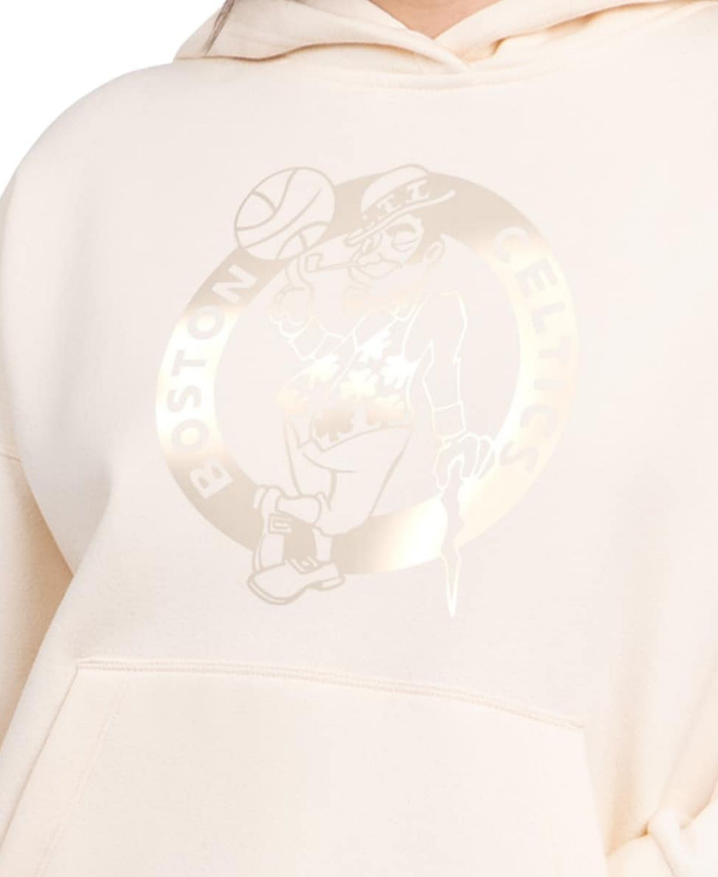 Женское худи Starter Cream Boston Celtics Pastel Relaxed — фото 3