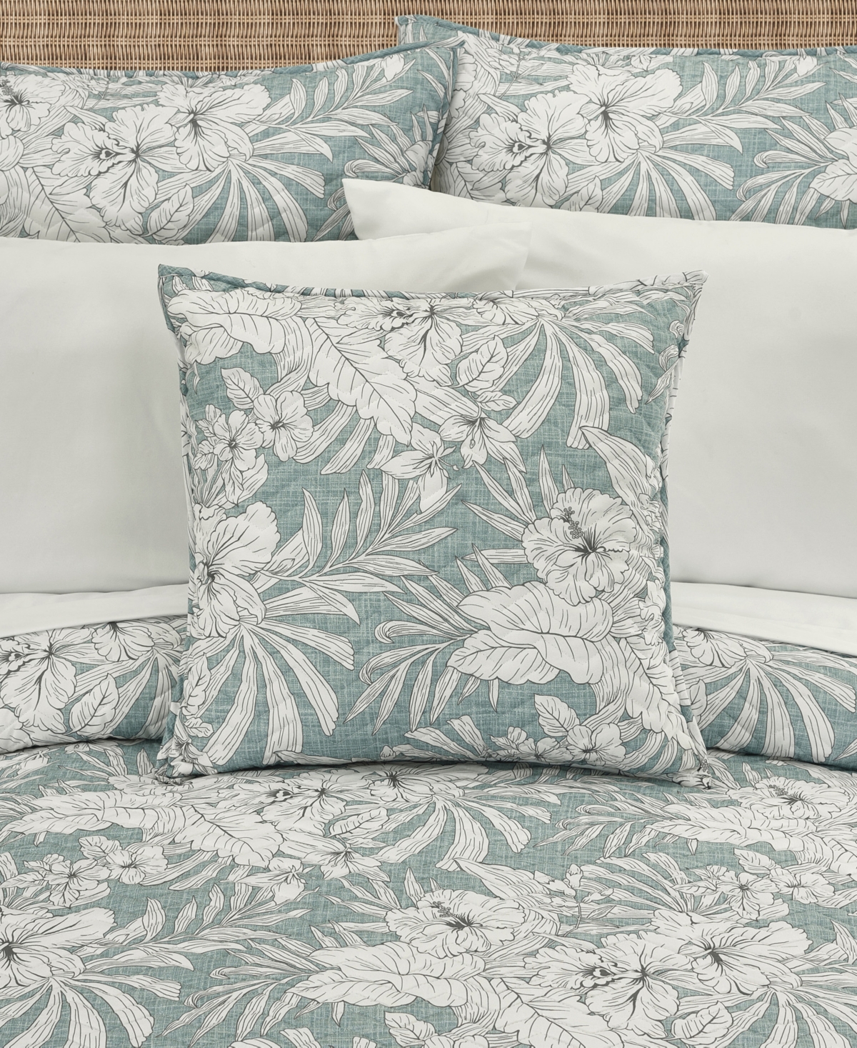 Salt Life Auckland Square Quilted Decorative Pillow, 20" x 20"
