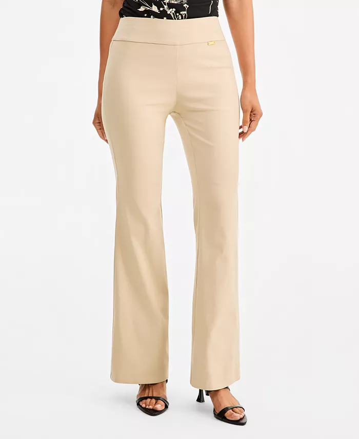 Women's Flare-Leg Pull-On Pants - thumbnail 2