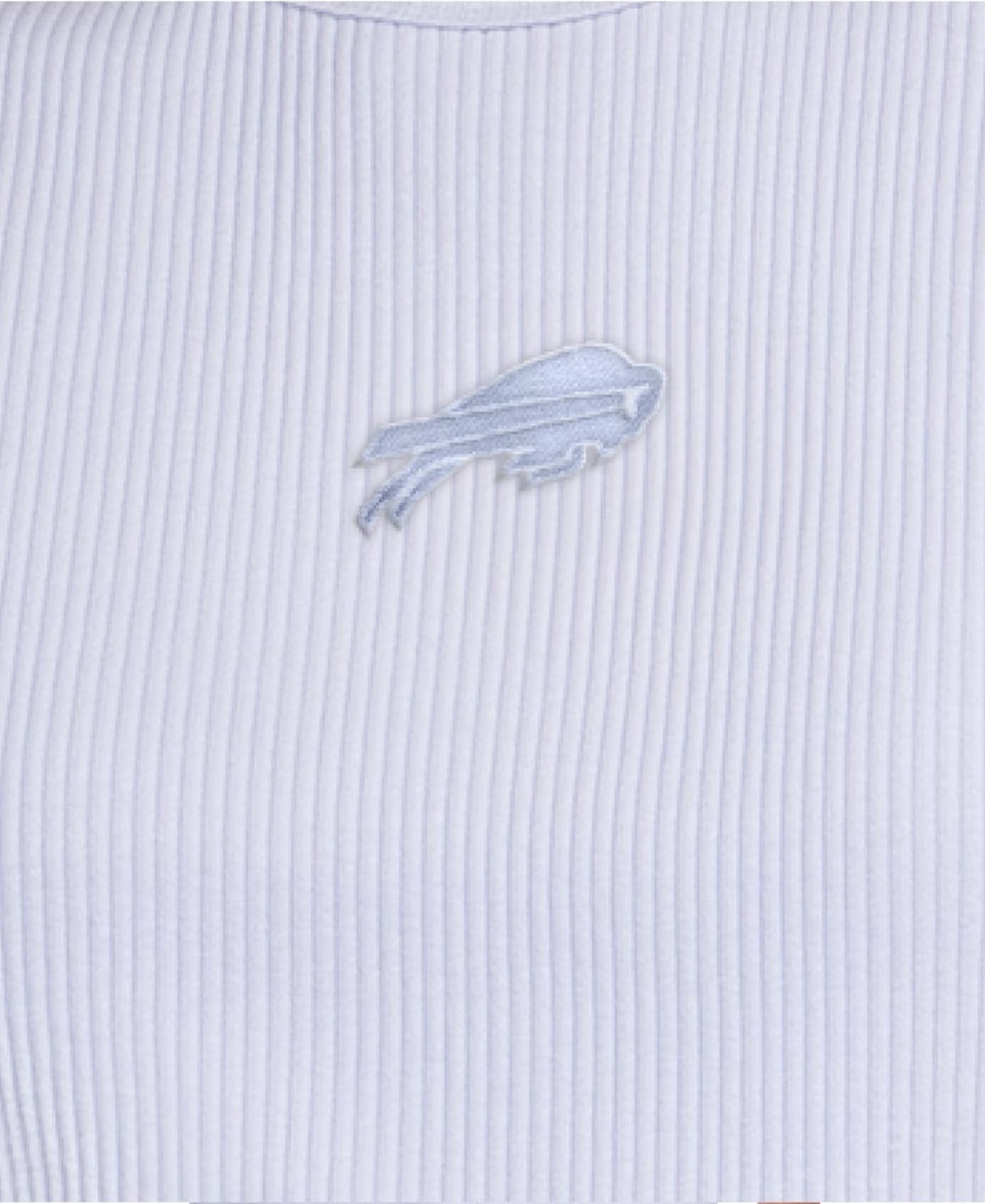 Женский топ Starter Pastel Blue Buffalo Bills Travel Pastels Cropped — фото 3