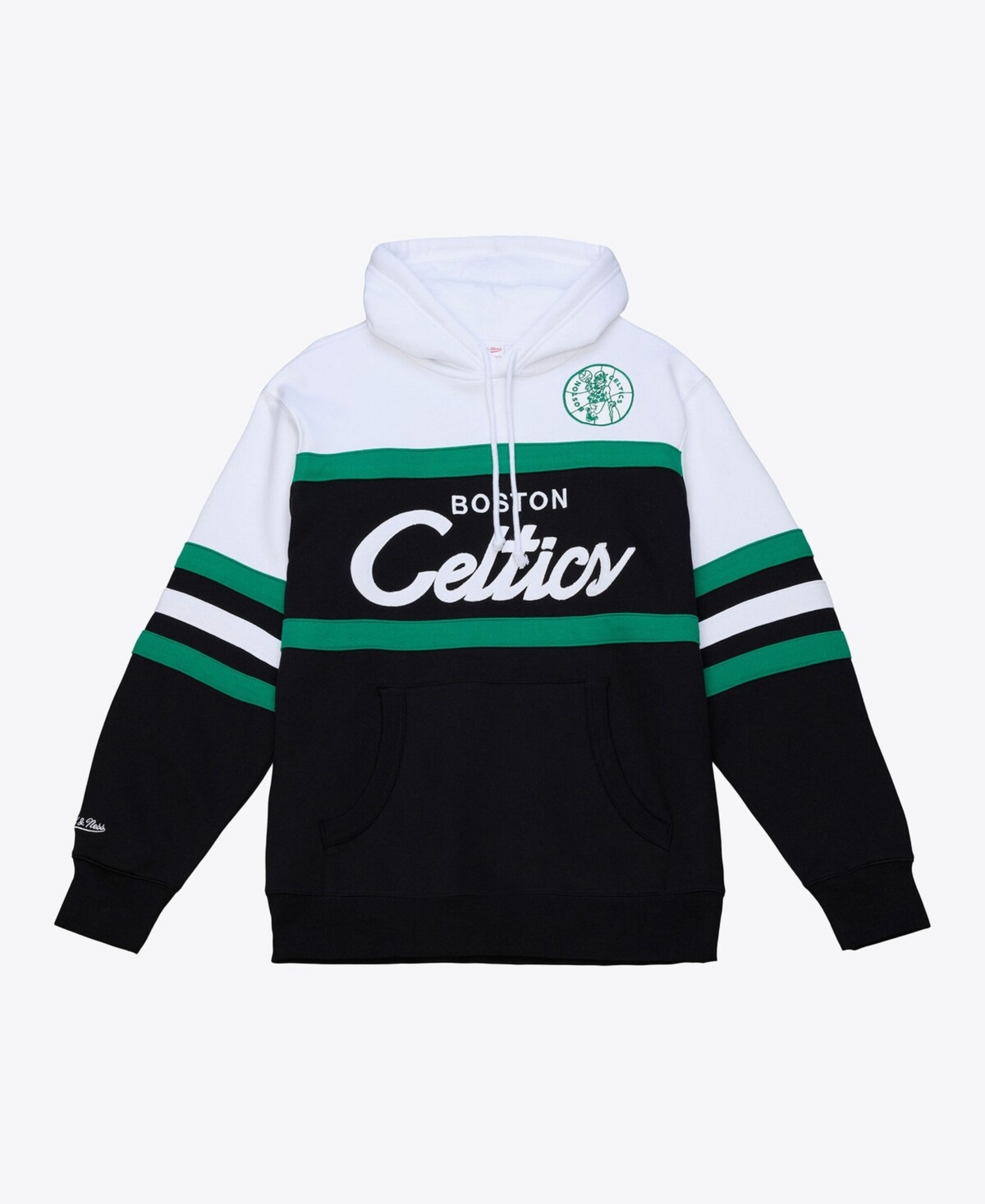 Mitchell & Ness Men's Black Boston Celtics Head Coach Hoodie - Black