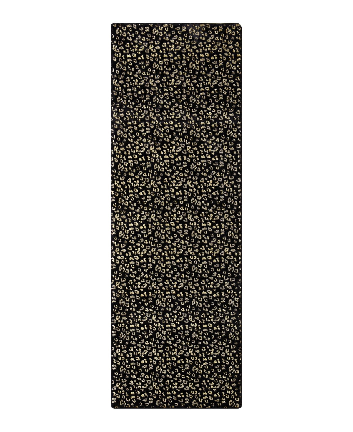 Juicy Couture Metallic Leopard Foil Print Runner Rug, 72" x 24"
