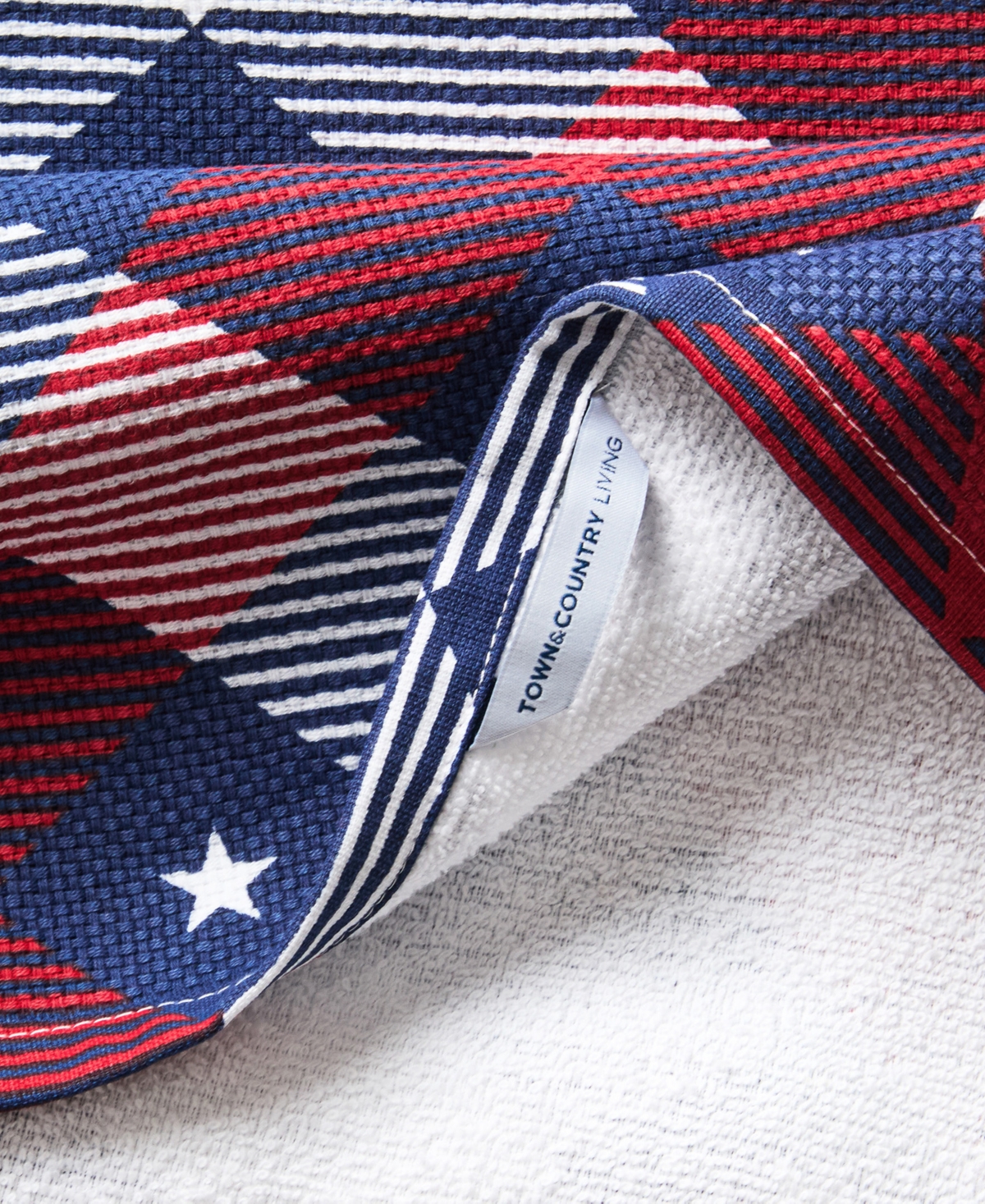 Town & Country Living Patriotic Plaid 4-Piece Kitchen Essentials Set