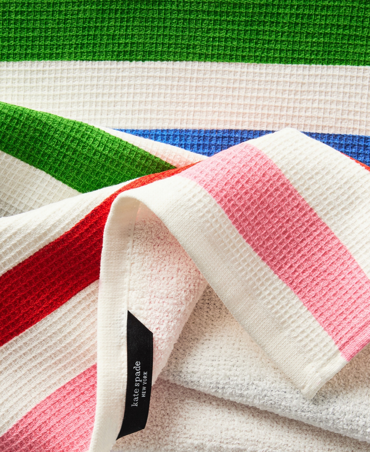 kate spade new york Adventure Stripe 4-Pack Kitchen Towels