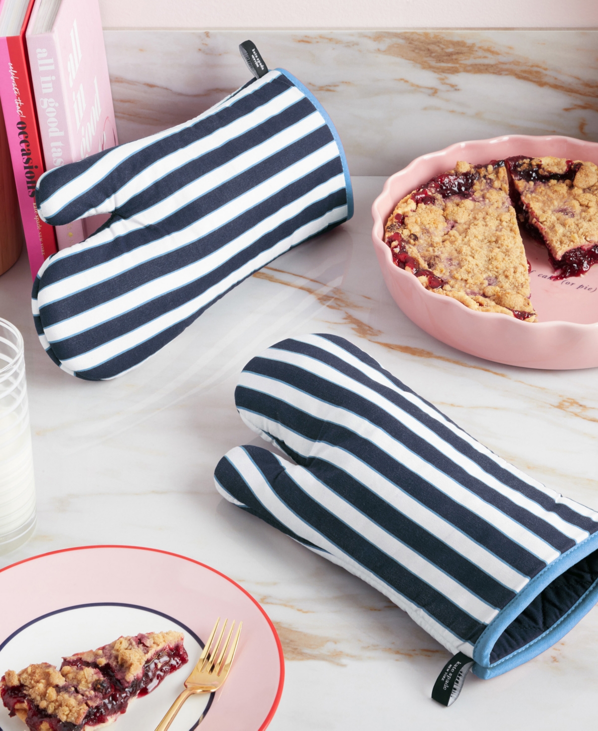 kate spade new york Botanical Stripe 2-Pack Oven Mitt