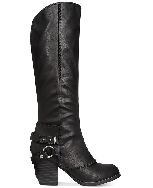 American Rag Eboni Cuffed Boots, Created for Macy's - Boots - Shoes ...