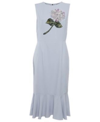 Women's Crepe Midi Dress