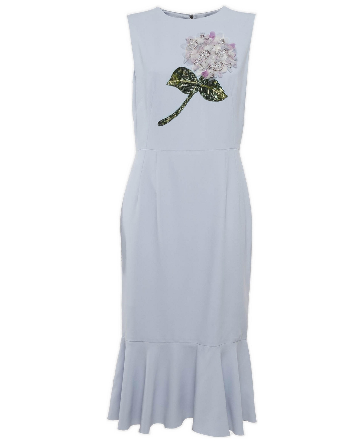 Pre-Owned Dolce & Gabbana Women's Crepe Midi Dress
