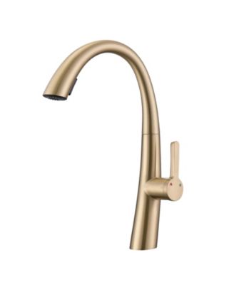 Single Handle Stainless Steel Pull Out Kitchen Faucet