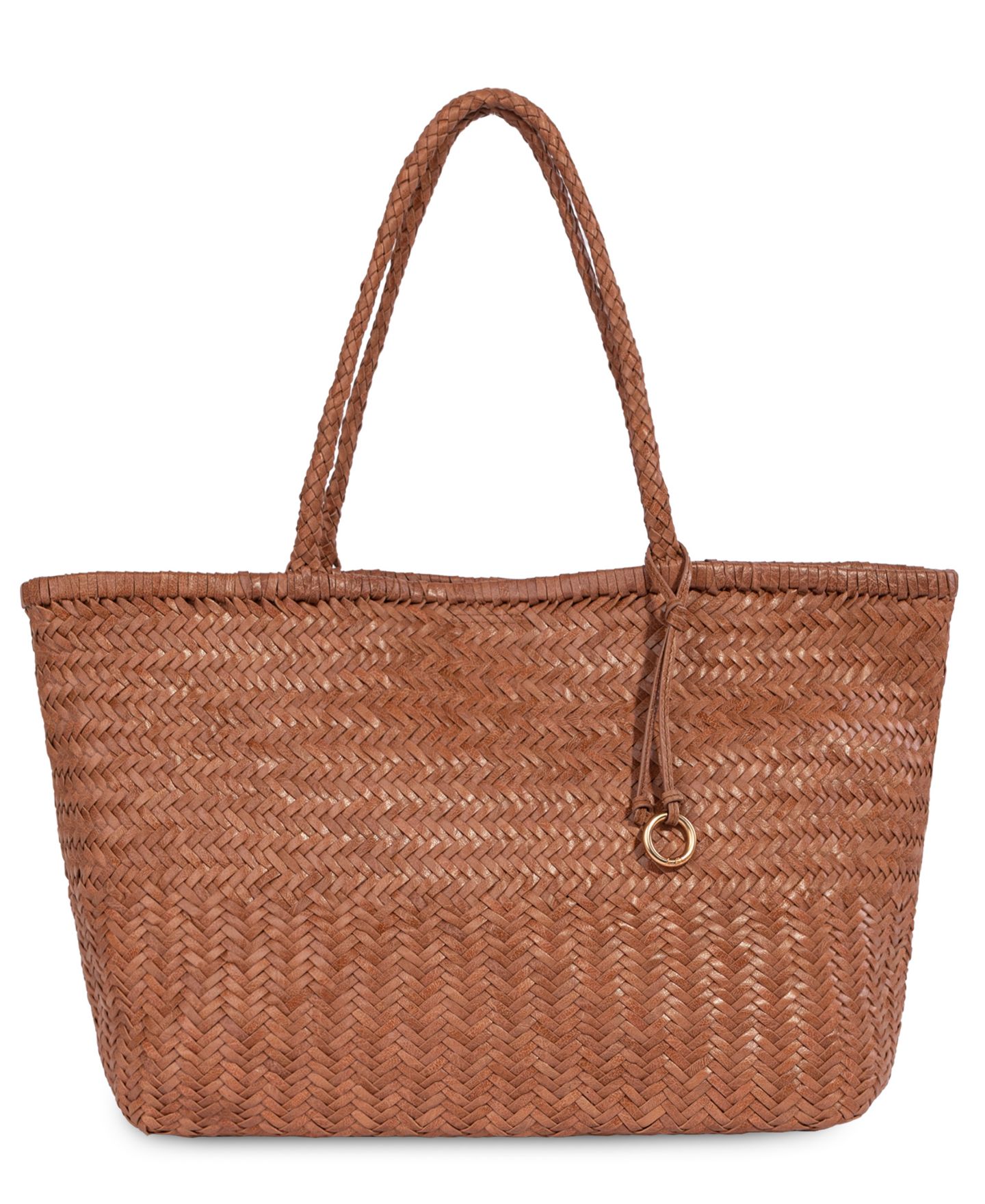 Женская сумка Sam Edelman Kasey Large Tote Handbag, цвет: Седельно-коричневый — фото 1