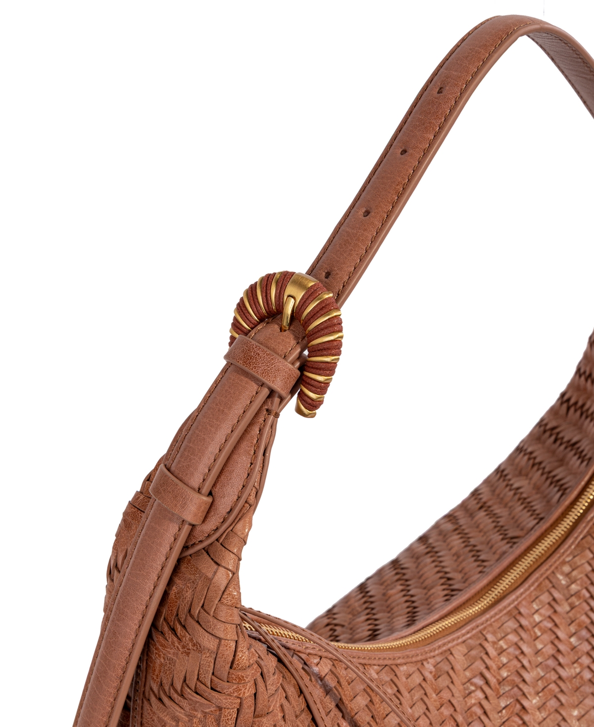 Sam Edelman Kasey Handwoven Leather Extra-Large Hobo Handbag