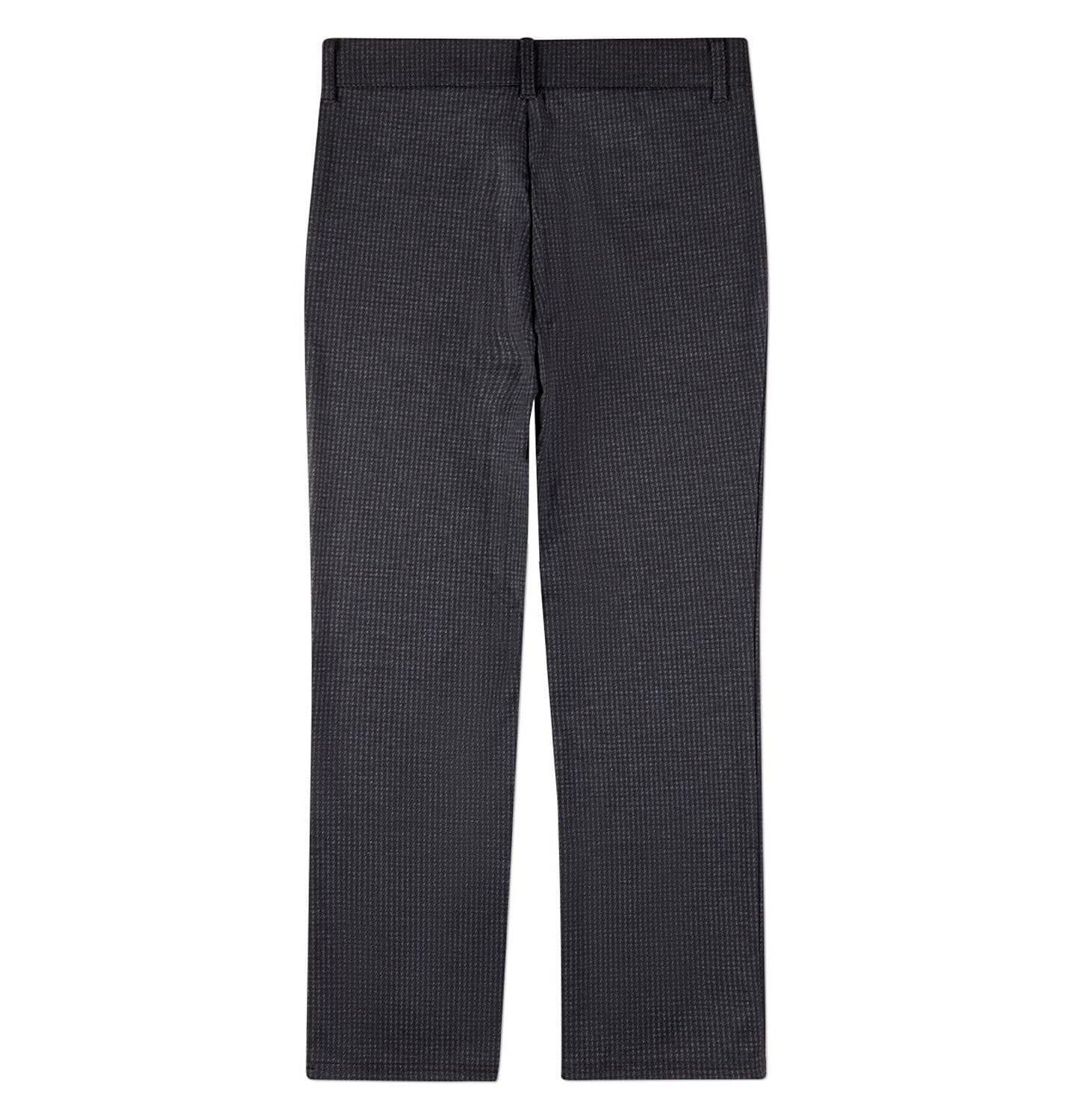 Брюки MeMoi Houndstooth-Print Rayon-Blend 2-Pocket Stretch Knit Dress Pants для мальчиков-малышей, цвет: Угольный — фото 2