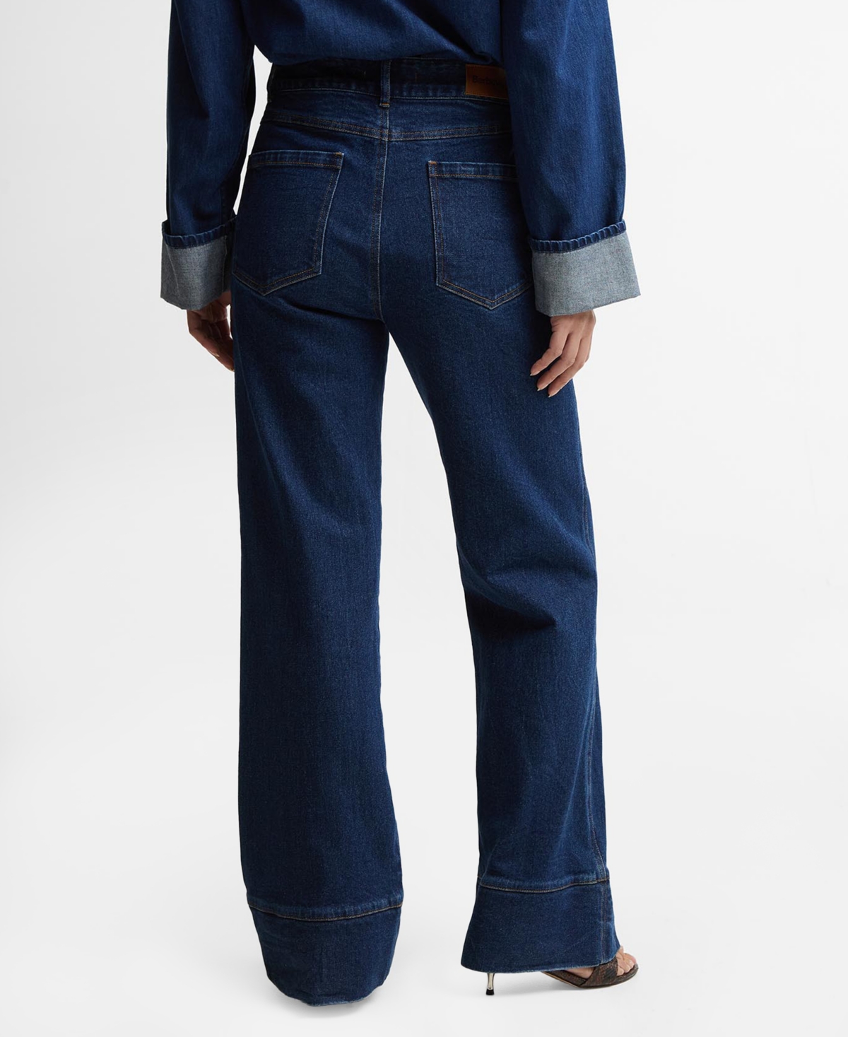 Barbour Women's Cartmel Zippered High-Rise Jeans