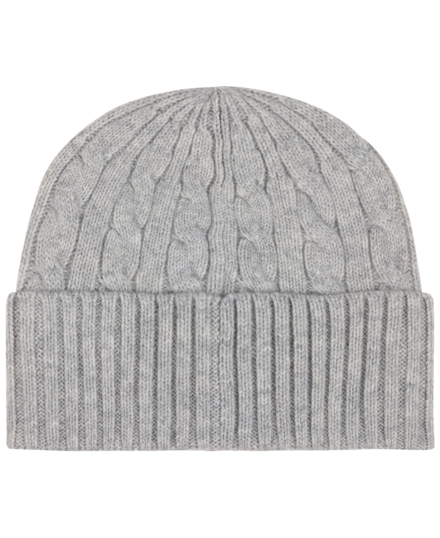 Мужская шапка Polo Ralph Lauren Cable Litchfield Bear Beanie, цвет: Andover Hthr — фото 2