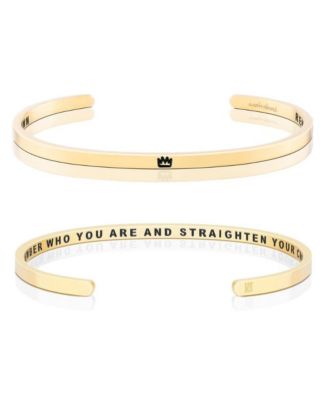 Remember Who You Are And Straighten Your Crown Bracelet