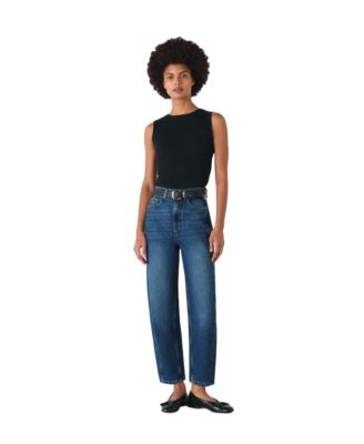 Women's High Waist Barrel Leg Jean
