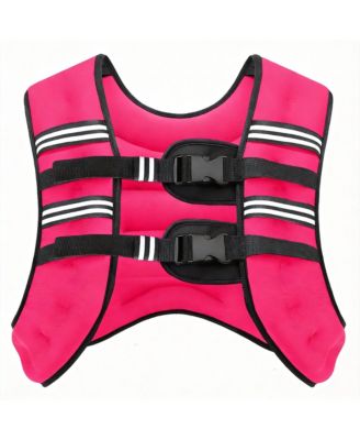 Weighted Vest Adjustable Straps Reflective Strength Training