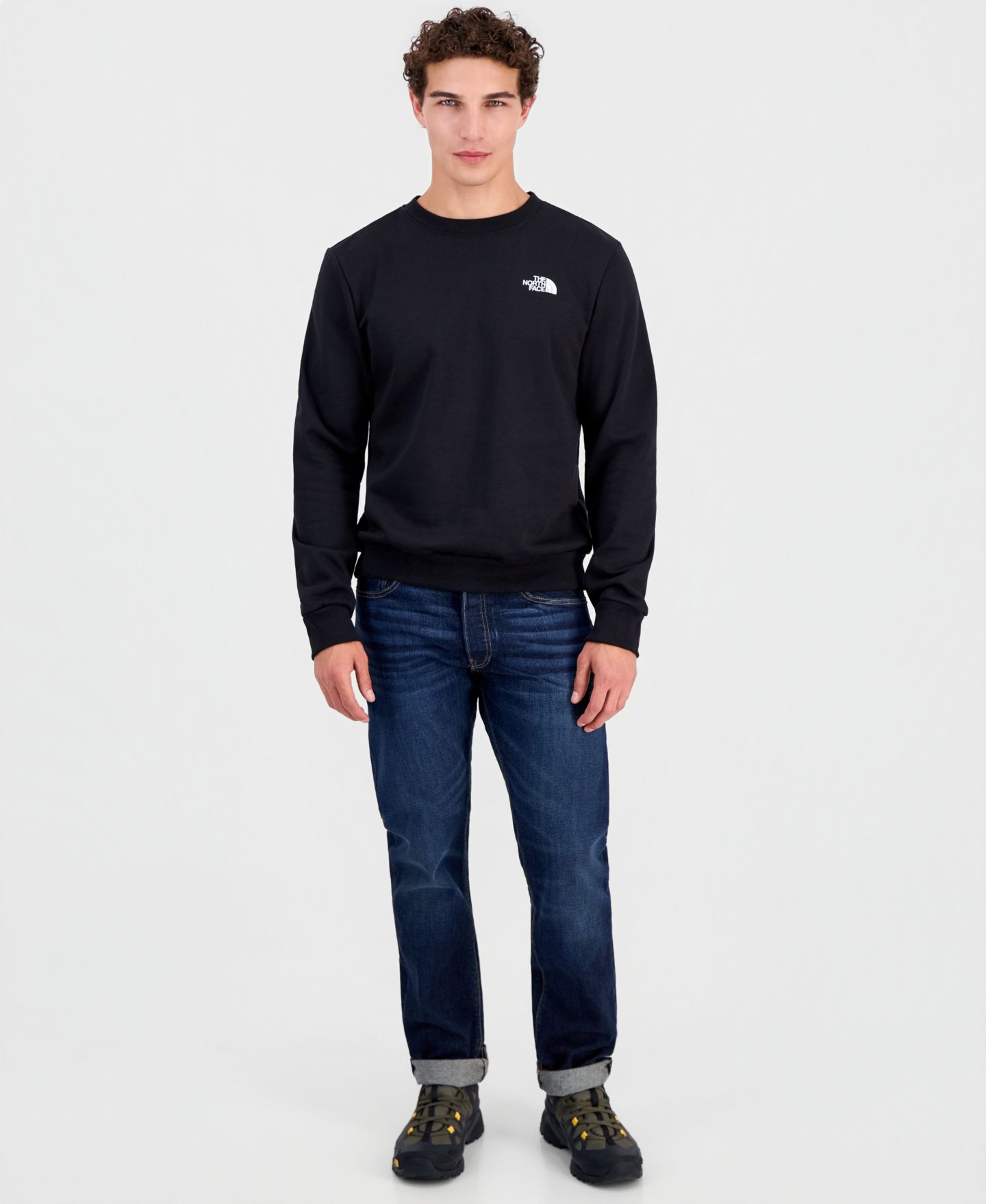 Мужская толстовка The North Face Graphic Icons Crewneck, цвет: Чёрный — фото 2