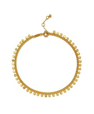Shine a Light Gold Coin Chain Anklet