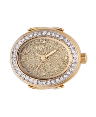 Women's 49598 Mini Quartz Dial Ring Watch