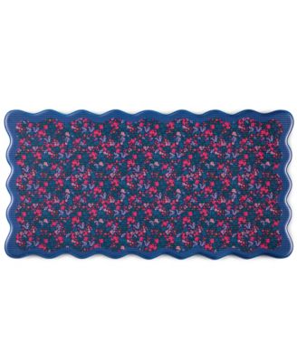 Field Flowers Scallop Edge Comfort Kitchen Mat, 39" x 19.69"