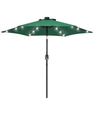 Enhance Your Outdoor Oasis With 7.5Feet LED Round Patio Umbrella - Stylish, Durable, And Sun-Protective