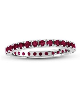 14K Gold 0.66ct Gemstone Eternity Band Ring