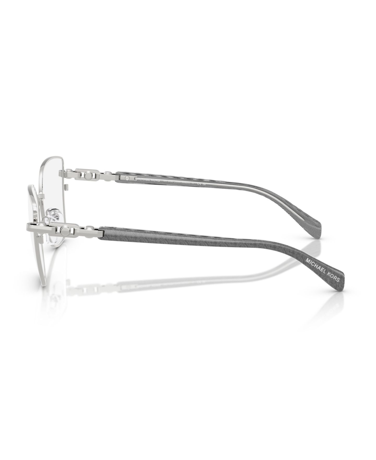 Женские очки Michael Kors Nikki Beach Eyeglasses, MK3090, цвет: Серебряный блестящий — фото 3