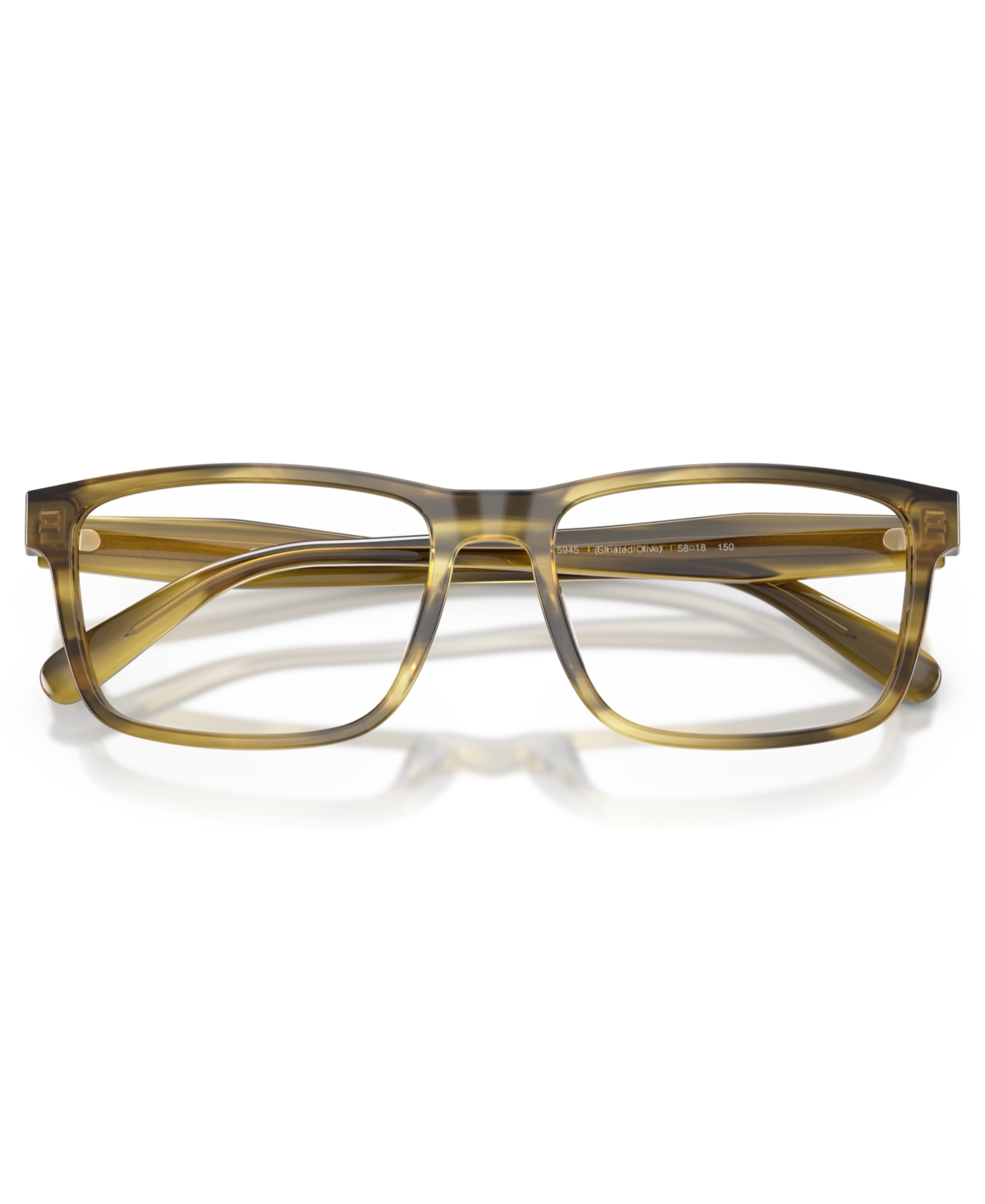 Coach Men's Rectangle Eyeglasses