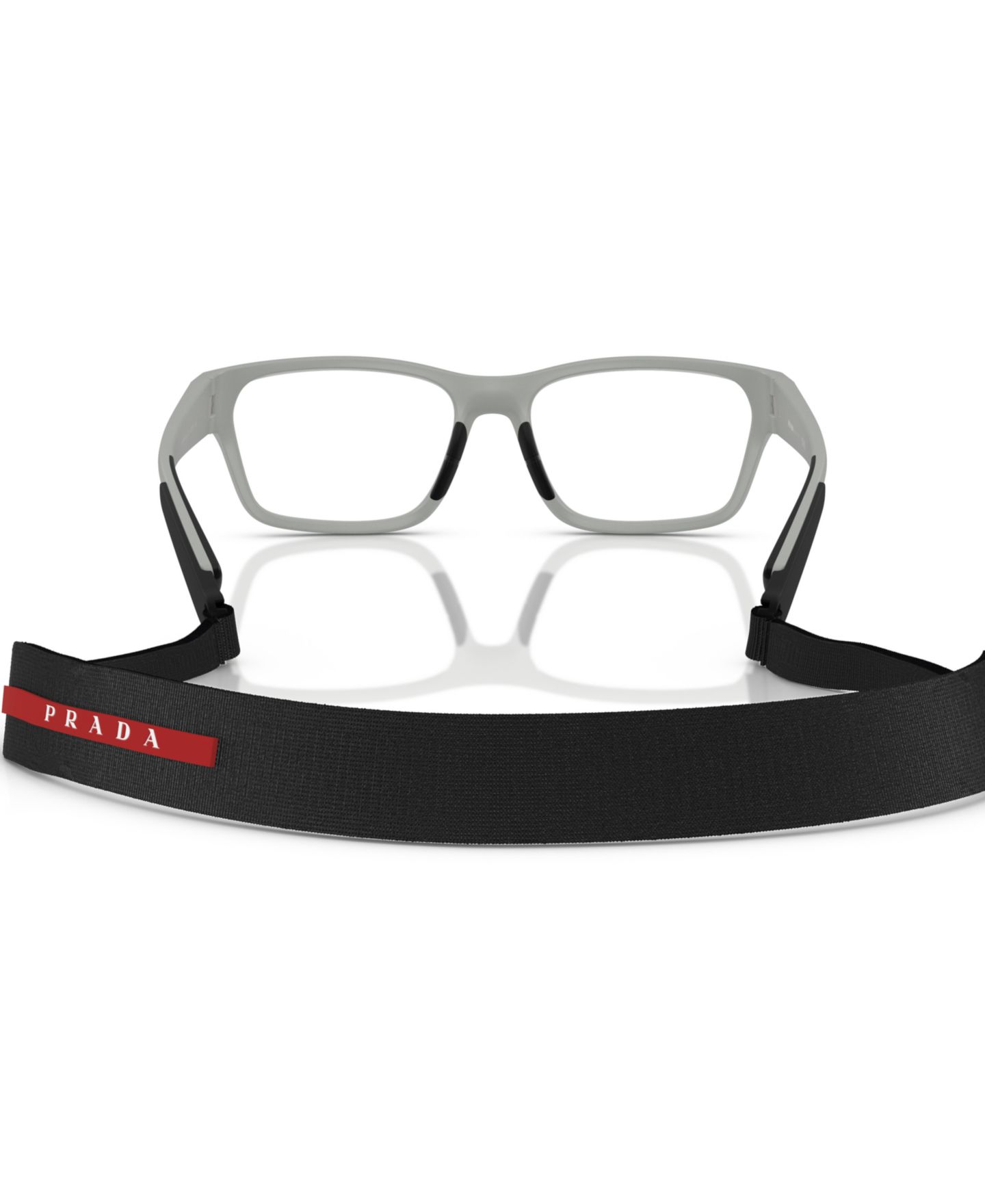 Мужские очки PRADA LINEA ROSSA Eyeglasses, PS 03RV, цвет: Матовый чёрный — фото 8