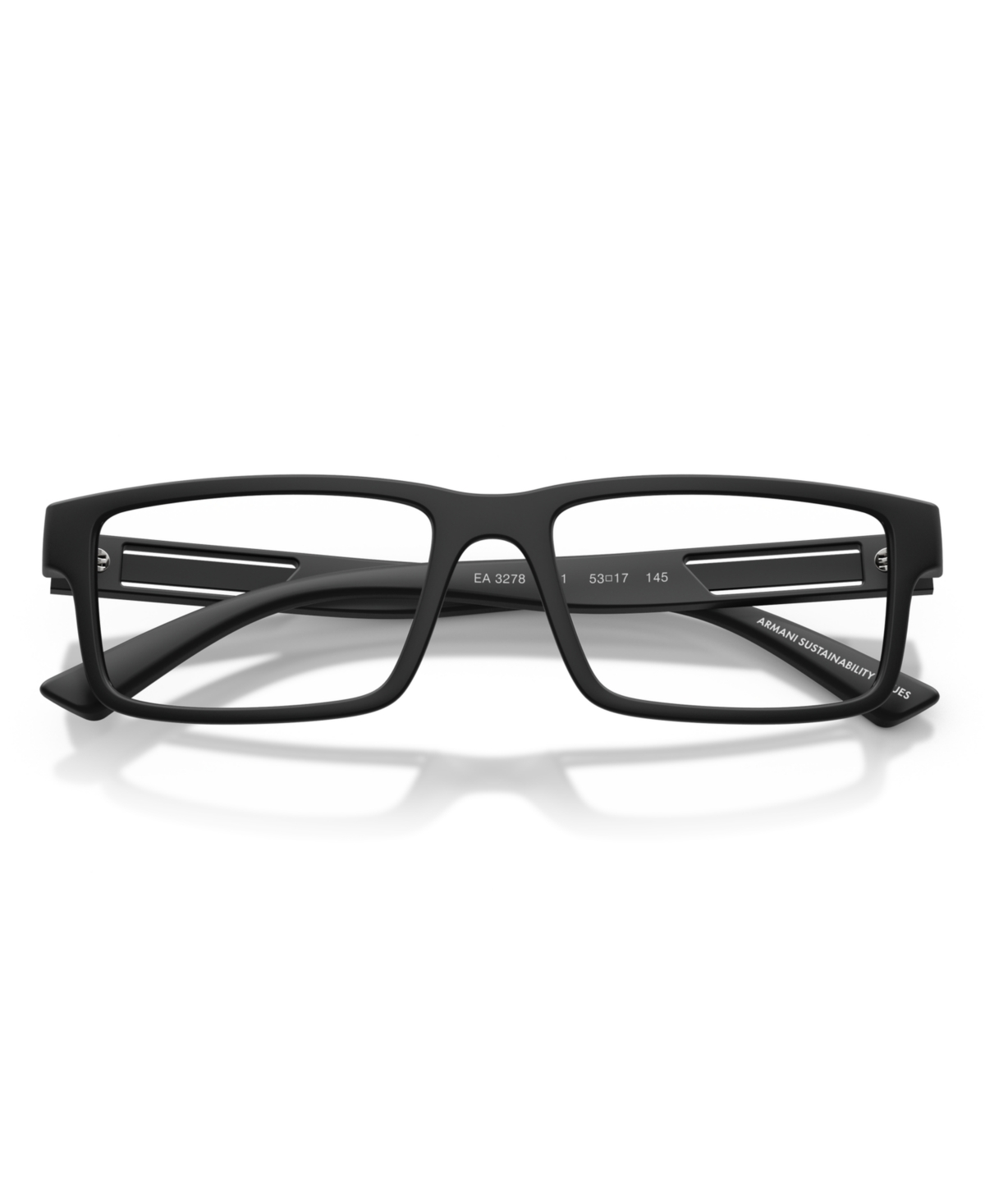 Emporio Armani Men's Rectangle Eyeglasses