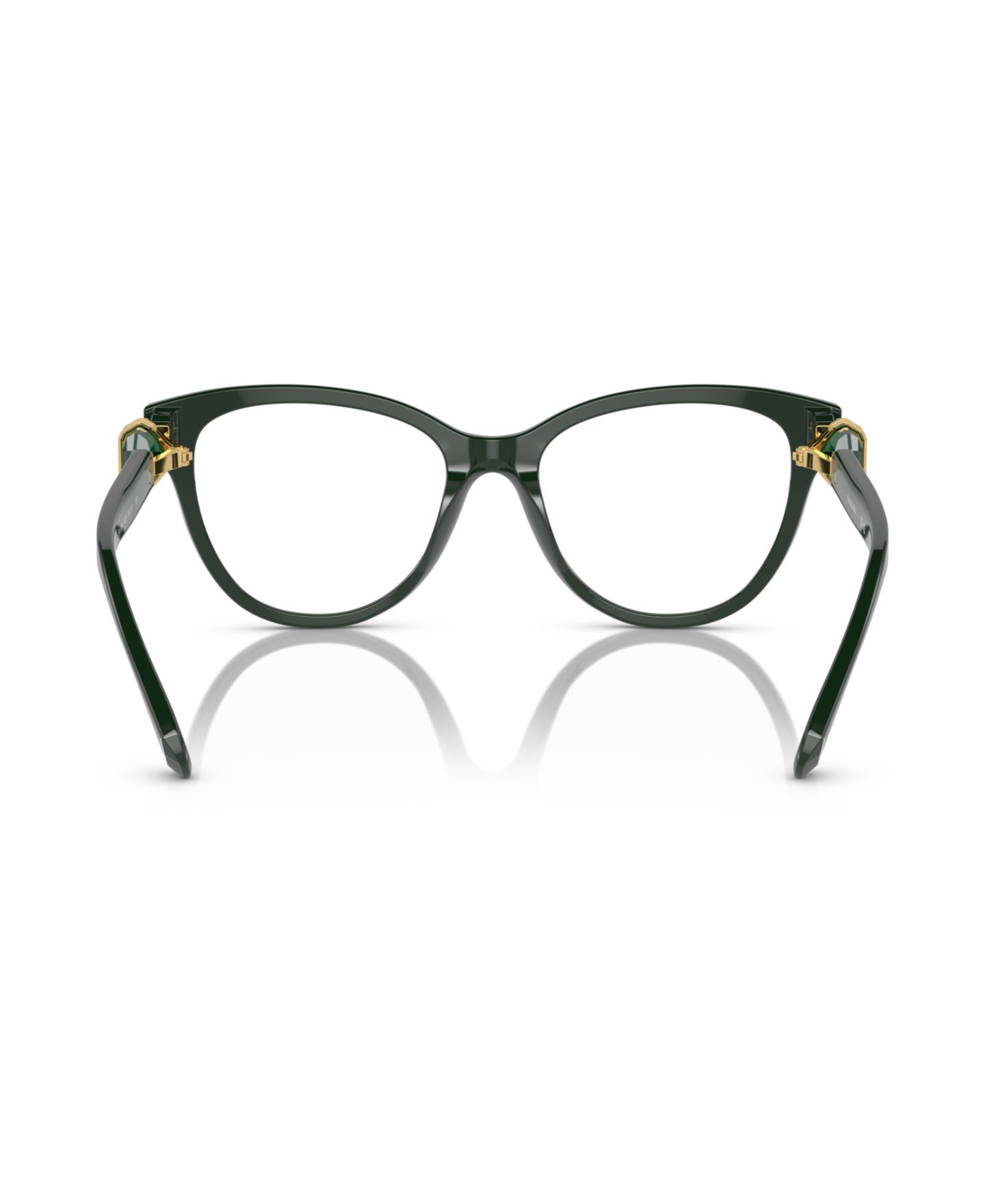 Женские очки Swarovski Eyeglasses, SK2004, цвет: Тёмный зелёный — фото 4
