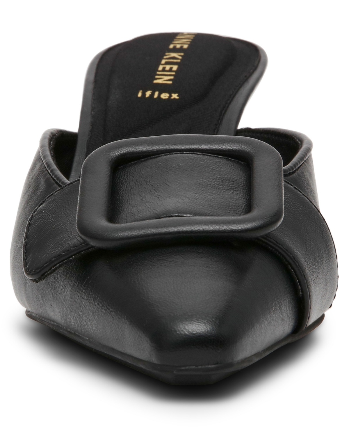 Anne Klein Women's Akcassia Snip Toe Kitten Heel Slip-On Mules