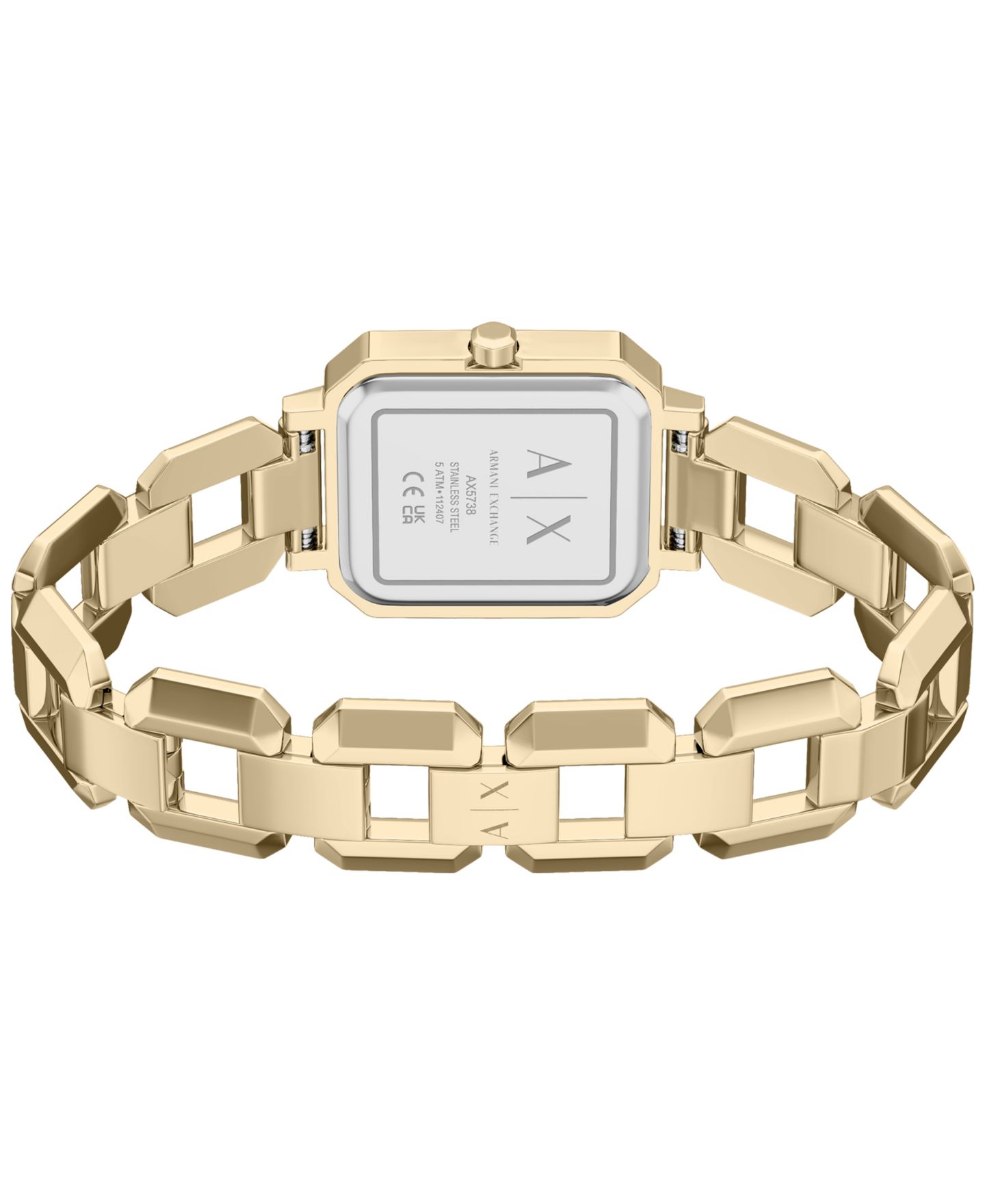 Женские часы A|X Armani Exchange NA Quartz Gold Stainless Steel 27mm — фото 5