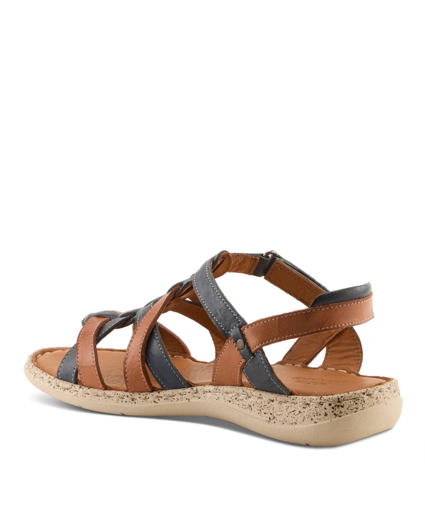 Женские сандалии Spring Step Nyxelle Gladiator with Leather Upper, цвет: Тёмно-синий разноцветный — фото 7